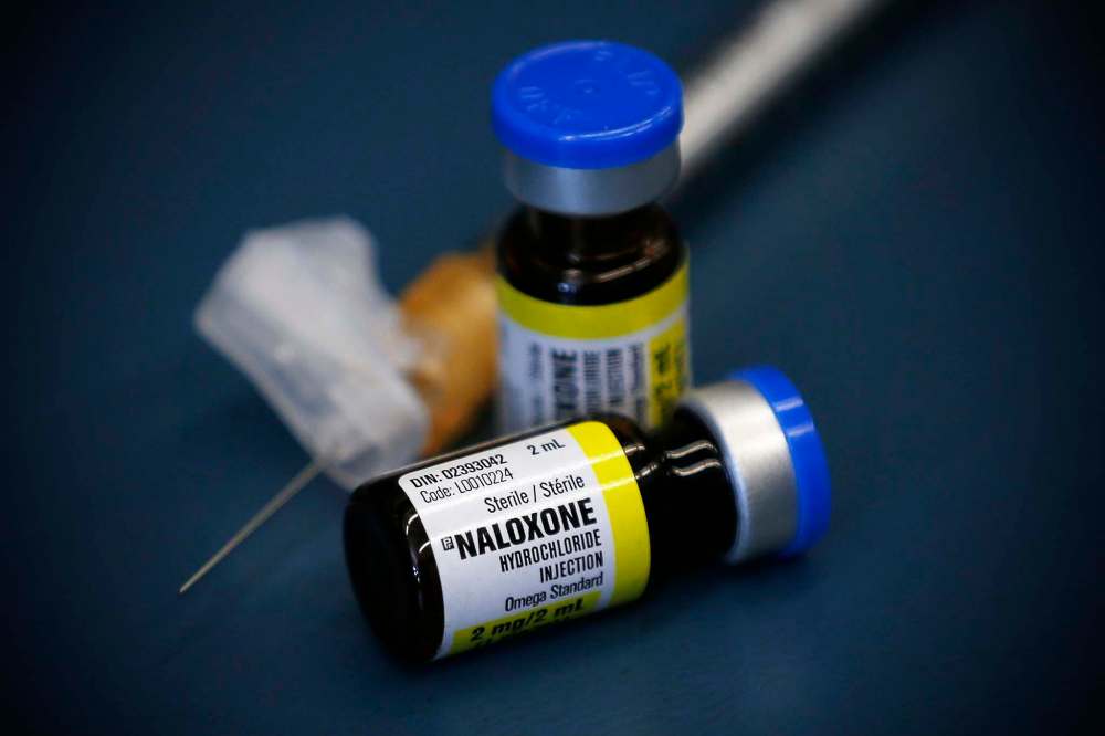 JOHN WOODS / WINNIPEG FREE PRESS
Naloxone is administered to people who have overdosed on an opioid. it will be available at the Folk Fest this year.