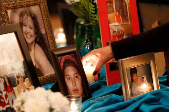 John Woods / The Canadian Press filesPortraits of murdered and missing Indigenous women are seen at a national roundtable examining the issue in Winnipeg last year.
