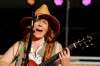 Photos by JUSTIN SAMANSKI-LANGILLE / WINNIPEG FREE PRESS
Americana artist Brandi Carlile of Seattle, Wash., performs on the Main Stage Thursday as the Winnipeg Folk Festival kicks off. Carlile told the boisterous crowd she loves the ‘vibes’ when playing in Canada.