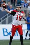 THE CANADIAN PRESS/John Woods
Calgary Stampeders quarterback Bo Levi Mitchell wasn't great against the Bombers on Friday, but he was good enough to win.