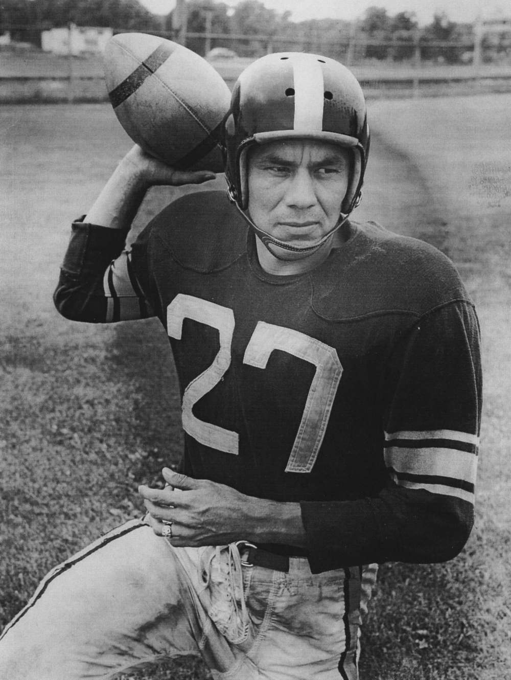 Winnipeg Blue Bombers quarterback Jack Jacobs, circa 1953. (Winnipeg Free Press files)