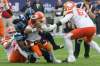 Chris Young / The Canadian Press
B.C. Lions quarterback Jonathon Jennings is sacked by Toronto Argonauts defender Victor Butler during Week 2 action in Toronto.