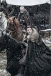 Photos by Helen Sloan / HBO
Liam Cunningham as Ser Davos(top) and Kit Harington as Jon Snow will face formidable opponents in Season 7.