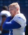 Winnipeg Blue Bombers Fullback Mike Miller is seen in a 2017 photo. (Wayne Glowacki / Winnipeg Free Press files)