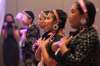 RUTH BONNEVILLE / WINNIPEG FREE PRESS
Members of the Aboriginal School of Dance dance a special performance at the kickoff of the 48th annual Folklorama at the RBC Convention Centre. The multicultural festival begins Sunday and goes until Aug. 19.