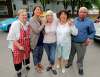 BORIS MINKEVICH / WINNIPEG FREE PRESS
From left, Doreen Thomas, Barb Desjarlais, Bev Forbes, Irene Soko and Chuckie Brunette celebrate Manitoba Housing's change of heart.