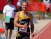BORIS MINKEVICH / WINNIPEG FREE PRESS
Caleb Friesen runs in the mens 100 metre Special Olympics finals Thursday.