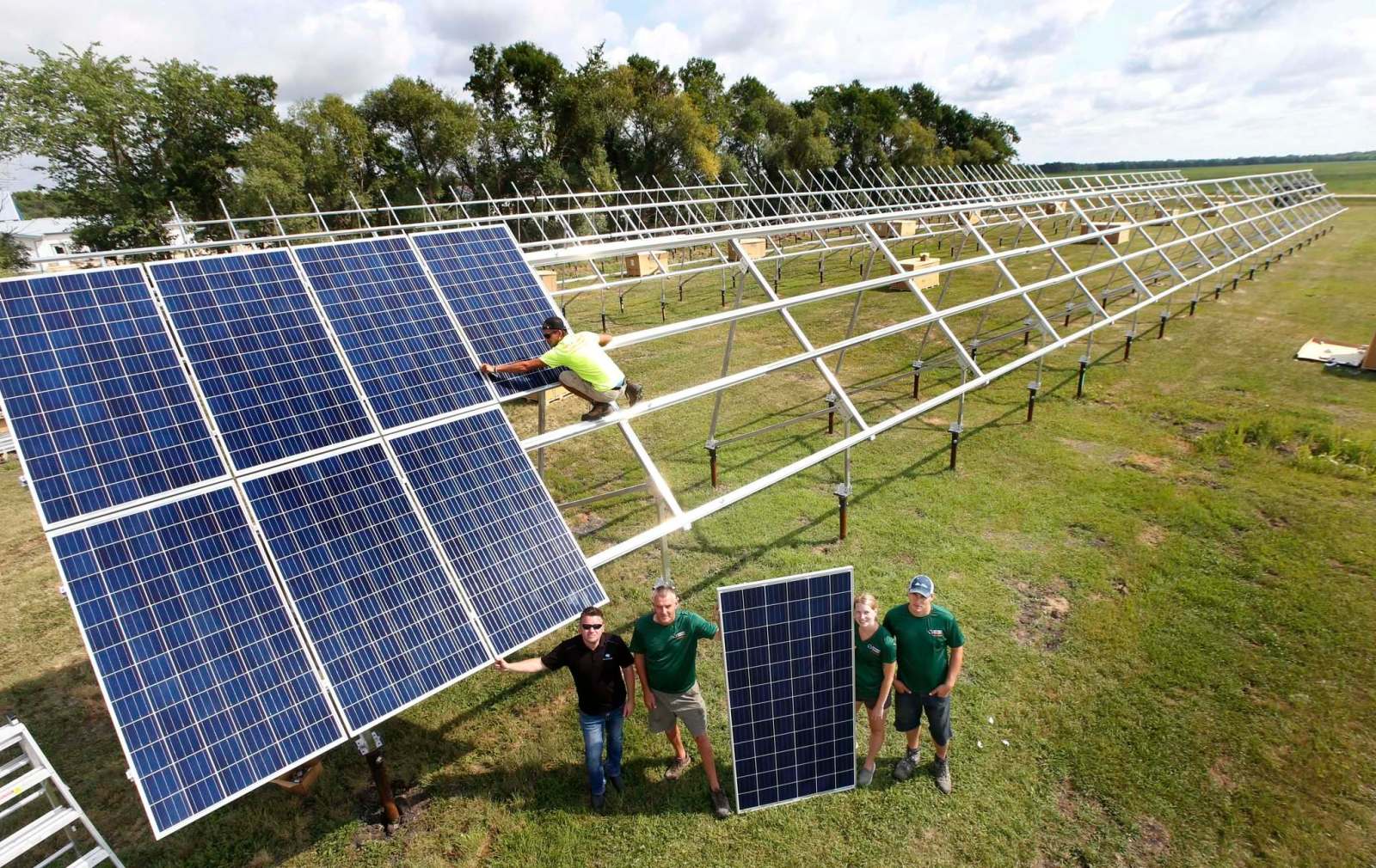 Farmer about to flip the switch on largest solar-energy system in the ...