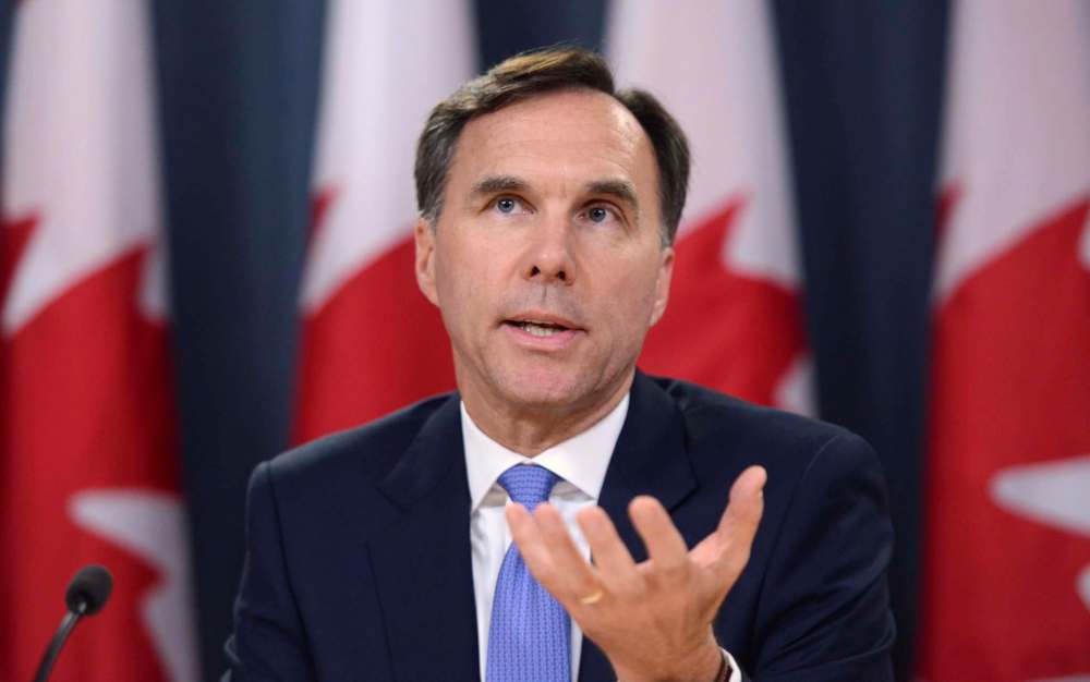 Sean Kilpatrick / The Canadian Press Files
Minister of Finance Bill Morneau holds a press conference at the National Press Theatre in Ottawa on July 18.