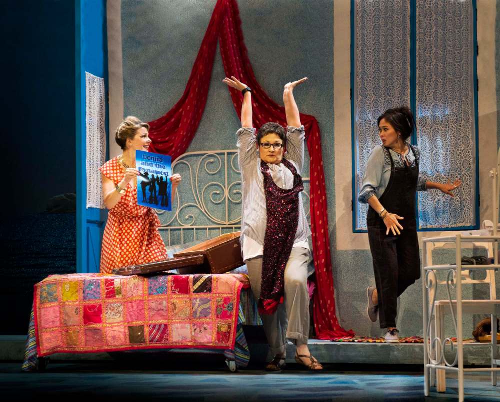 Robert Tinker photo
From left: Jennifer Lyon, Denise Oucharek and Ma-Anne Dionissio in Mamma Mia!