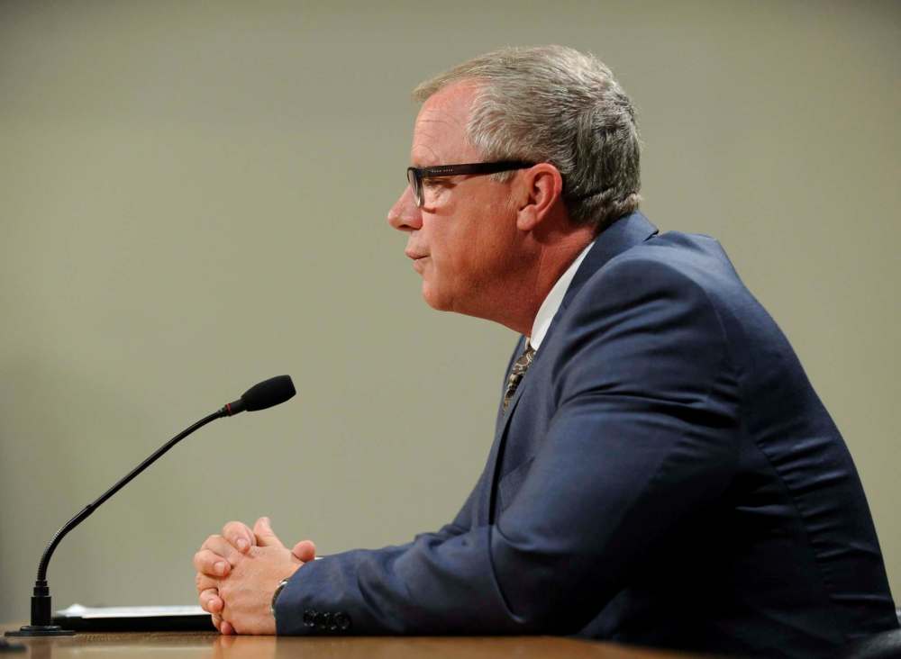 Mark Taylor / THE CANADIAN PRESS
Saskatchewan Premier Brad Wall announces he is retiring from politics during a press conference at the Legislative Building in Regina last Thursday.