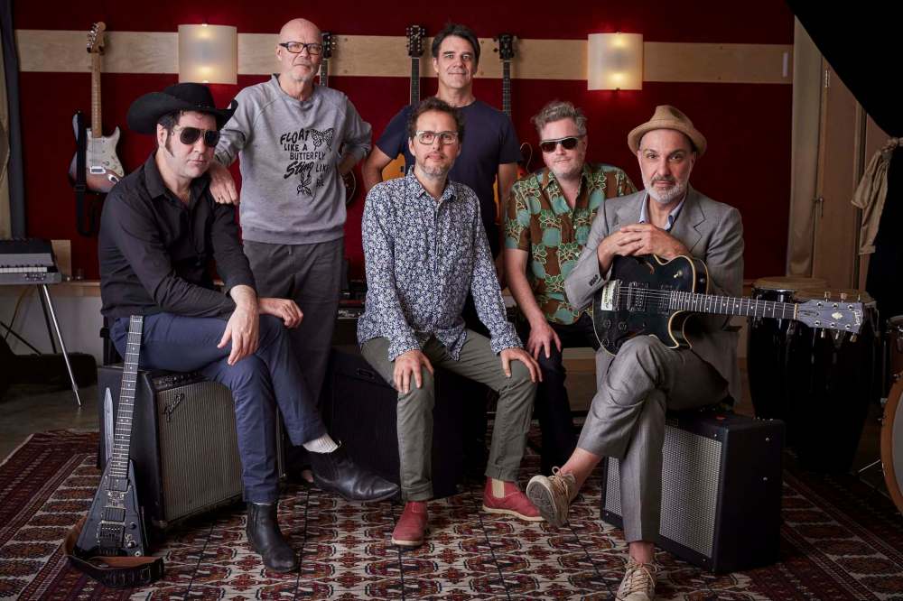 Supplied
From left: Martin Tielli, Hugh Marsh, Dave Clark, Tim Vesely, Kevin Hearn and Dave Bidini of the Rheostatics.