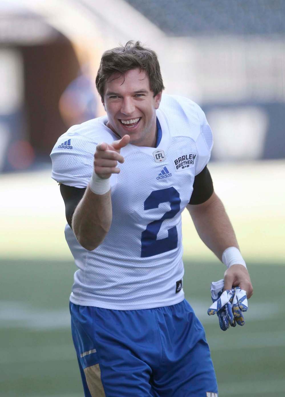 JOE BRYKSA / WINNIPEG FREE PRESS
Matt Coates could get his first start in a Bombers uniform this week against the Montreal Alouettes.