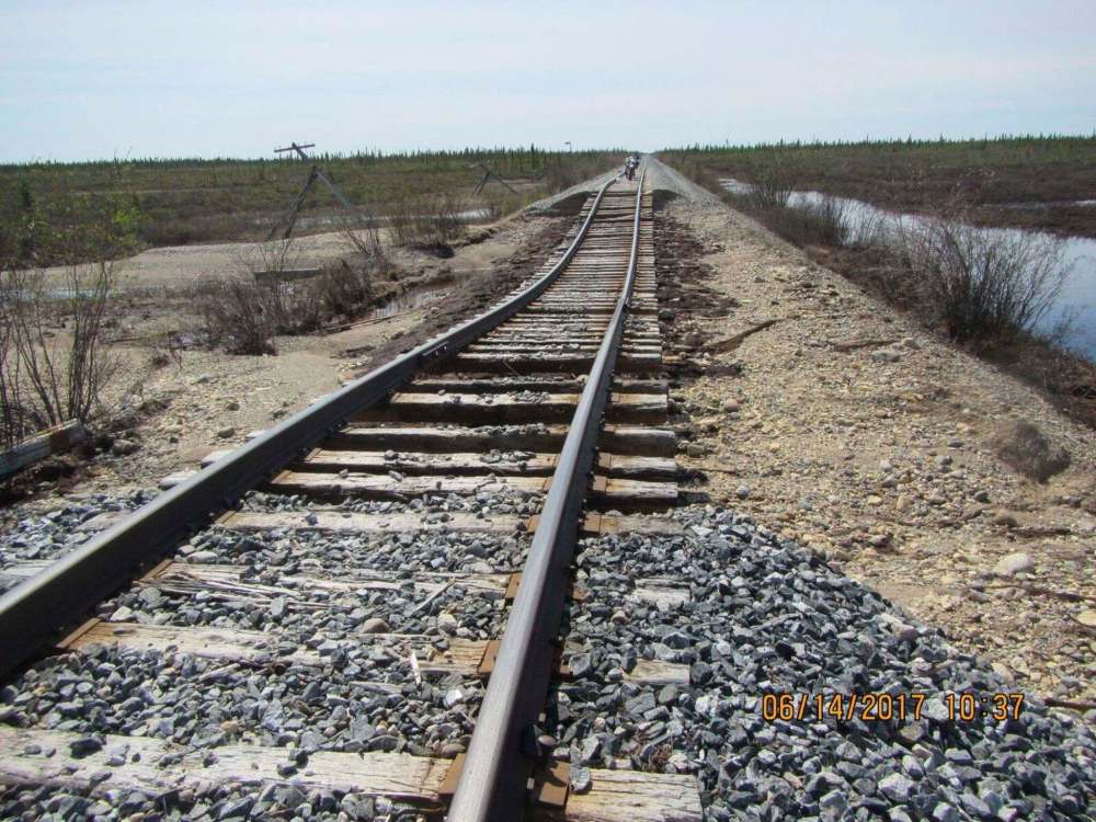 Transport Canada officials met with Omnitrax to discuss the condition of their rail line to Churchill.
