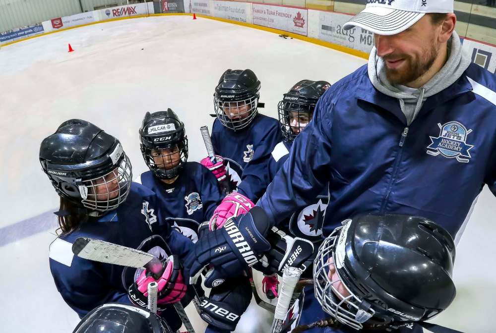 Blake Wheeler on the ice. (Supplied)