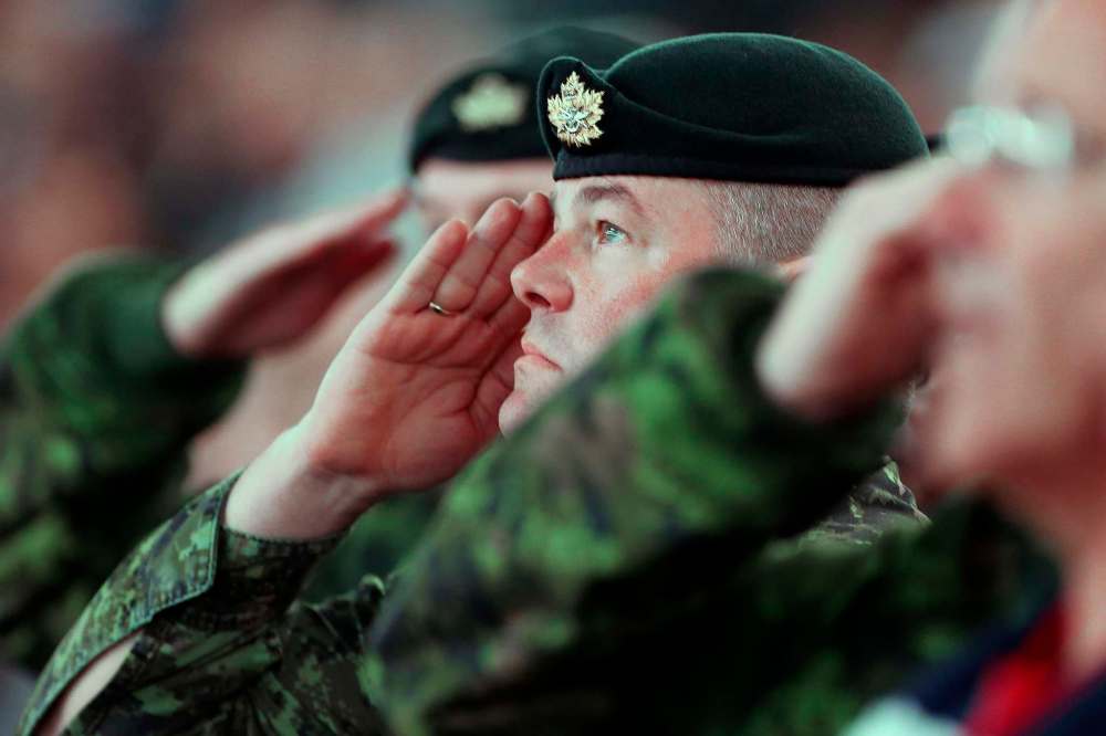 JOHN WOODS / WINNIPEG FREE PRESS FILES
The Jets will honour the Armed Forces at their Feb. 6 game against the Arizona Coyotes.