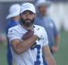 JOE BRYKSA / WINNIPEG FREE PRESS
Winnipeg Blue Bombers Weston Dressler at practice at IGF.