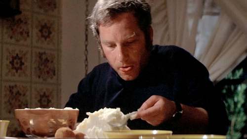 Richard Dreyfuss as Roy Neary in one of the more memorable scenes from Close Encounters of the Third Kind, Steven Spielberg&rsquo;s 1977 UFO blockbuster, which turns 40 this year.