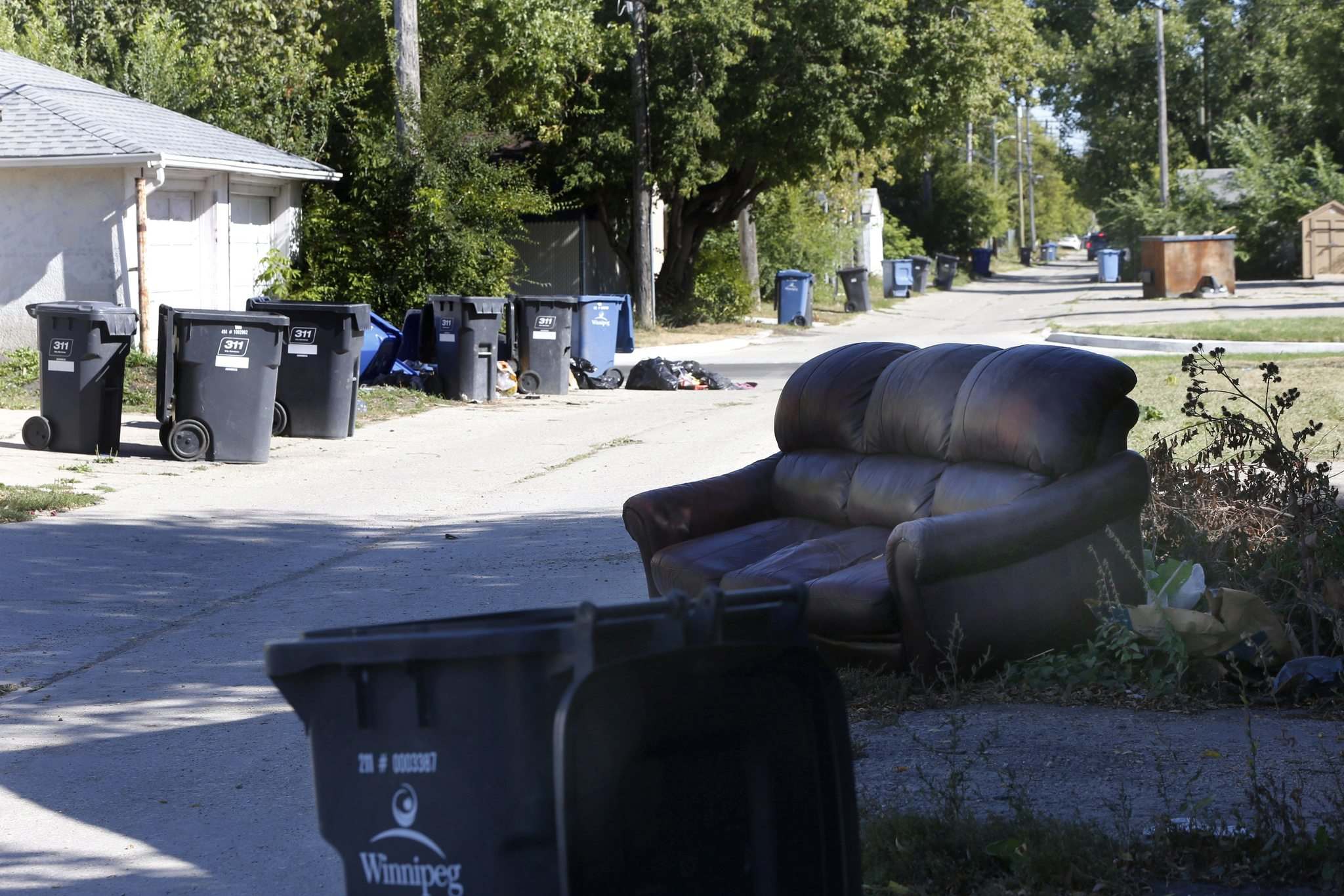 Arsons sparks changes to garbage days Winnipeg Free Press