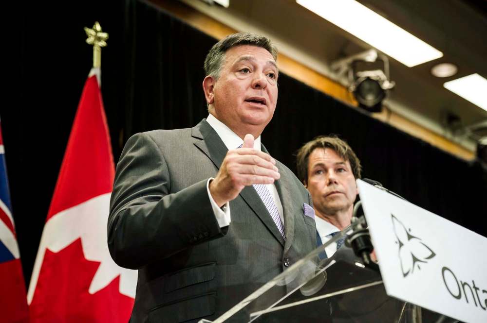Christopher Katsarov / The Canadian Press
Ontario Finance Minister Charles Sousa