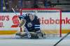 Marissa Baecker/Shoot the Breeze
Mikhail Berdin #60 of the Winnipeg Jets makes a stick save against the Vancouver Canucks on September 8, 2017 at the South Okanagan Event Centre in Penticton.