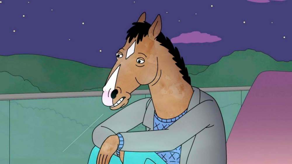 Netflix
BoJack Horseman (voiced by Will Arnett) is half-horse but the difficulties he and his friend Princess Carolyn (bottom, right) are all too human.