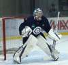 WAYNE GLOWACKI / WINNIPEG FREE PRESS
Winnipeg Jets goaltender Steve Mason, practising at the BellMTS Iceplex Thursday, said the trade to Philly rejuvenated his career.