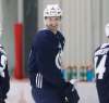 THE CANADIAN PRESS/John Woods
Winnipeg Jets' Jacob Trouba during speed trials on the second day of the Jets' training camp in Winnipeg on Friday.