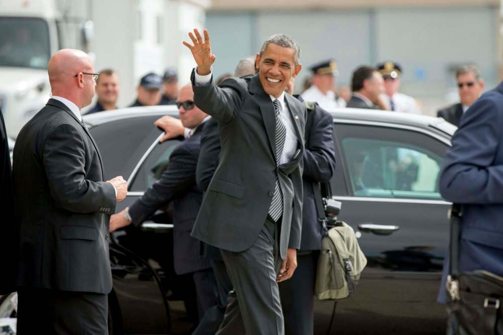Andrew Harnik / The Associated Press Files
Since leaving office, former U.S. president Obama has been paid for giving speeches. This week, he’ll appear at health-care conference put on by investment bank Cantor Fitzgerald.