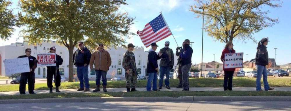 Avi Selk / Dallas Morning News Files
Members of the Three Percenters represent three per cent of the American population who refuse to disarm.