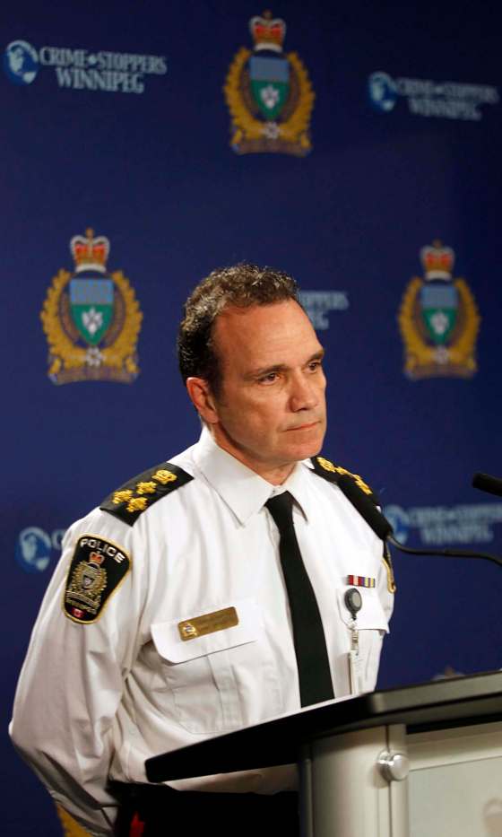 PHIL HOSSACK / WINNIPEG FREE PRESS FILESWinnipeg Police Chief Danny Smyth.