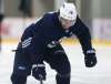 Winnipeg Jets' Nic Petan skates during speed trials on the second day of the Jets' training camp in Winnipeg on Friday, September 15, 2017. THE CANADIAN PRESS/John Woods