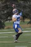 JOE BRYKSA / WINNIPEG FREE PRESS
Winnipeg Blue Bombers Timothy Flanders makes a catch during practice Tuesday morning at the University of Manitoba. Flanders off-season plan to make himself indispensable to the team by adding pass reception to his list of skills has paid off.