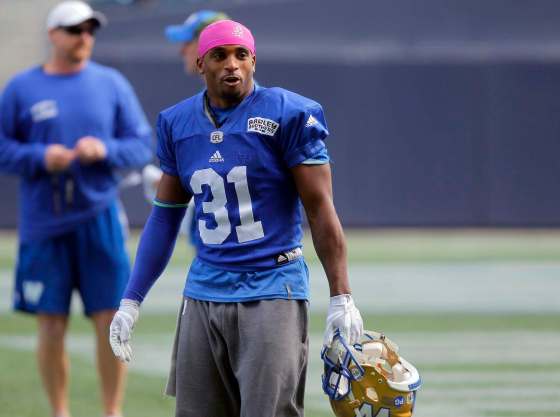 BORIS MINKEVICH / WINNIPEG FREE PRESSWinnipeg Blue Bombers' Maurice Leggett is putting up career numbers this season and has the confidence that goes along with them.