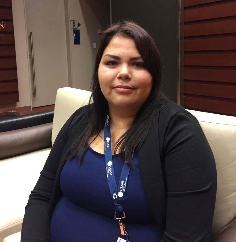 LAURA RANCE PHOTO
Stephanie Cook manages the ‘smart farm’ on Opaskwayak Cree Nation near The Pas.