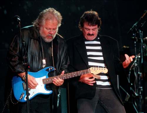 Randy Bachman (left) and Burton Cummings