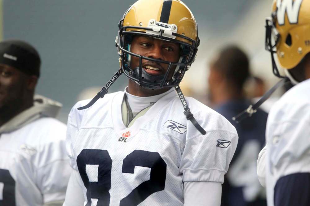 Ruth Bonneville / Winnipeg Free Press Files
Retired Blue Bombers receiver Terrence Edwards will be the only player in the team's 2017 Hall of Fame class.