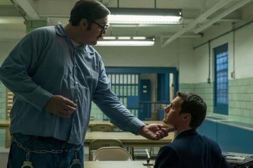 MERRICK NORTON / NETFLIX
Cameron Britton (Ed Kemper), left, and Jonathan Groff (Holden Ford) star in Mindhunter.