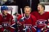 DARIO AYALA/THE GAZETTE FILES
Claude Lemieux (right) has some fun with Guy Lafleur during Lafleur’s farewell game with the Anciens Canadiens in 2010. Lemieux was in Winnipeg on Friday for his son’s first NHL game.