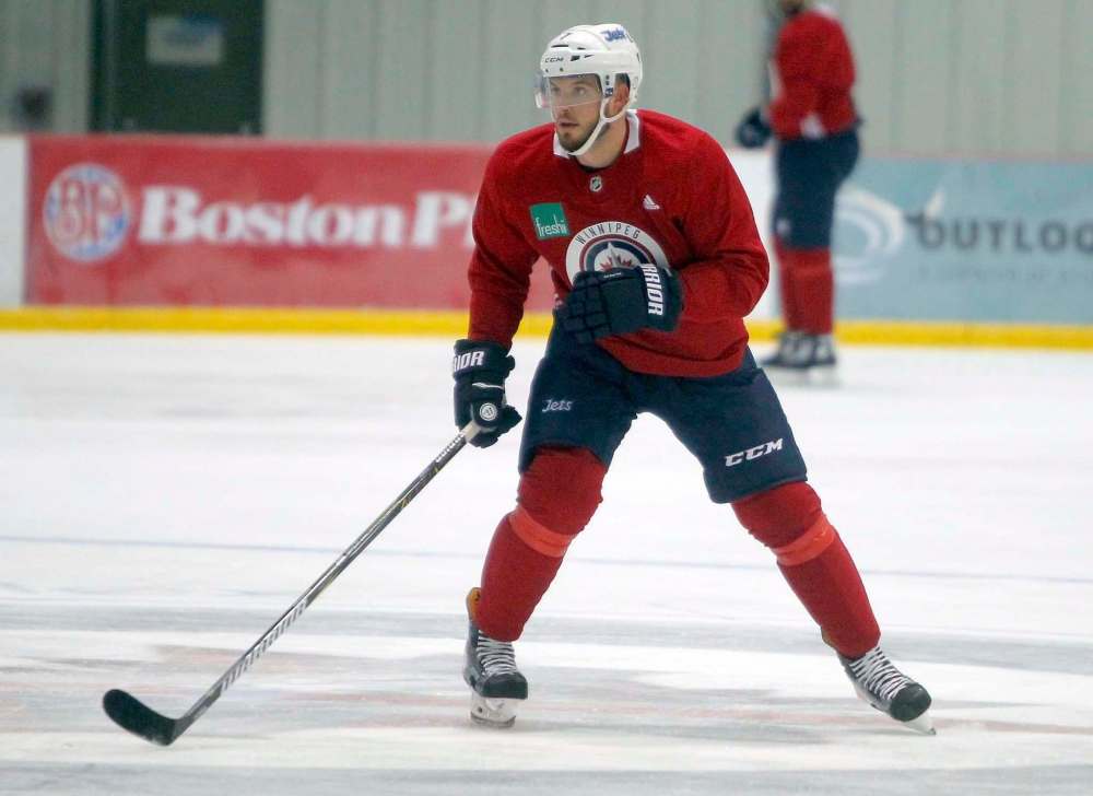 BORIS MINKEVICH / WINNIPEG FREE PRESS files
Winnipeg Jets defenceman Ben Chiarot focused on his training and his diet to stay game-ready while sitting out of the lineup as a healthy scratch.