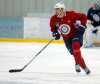 BORIS MINKEVICH / WINNIPEG FREE PRESS
Jets defenceman Ben Chiarot practises on Monday. While he played 59 games last year, ice time has been harder to come by so far this season.