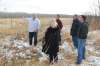 COLIN CORNEAU / WINNIPEG FREE PRESS
David Ames, left, president of South Wilkes Community Association, points to an undeveloped forest adjoining his home, along with fellow board members (from left) Lori Dobbie, Tony Shay, Darren Van Wynsberghe and Ryan Anhalt.