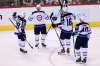 15), Shawn Matthias (16) and Joel Armia (40
TREVOR HAGAN / WINNIPEG FREE PRESSWinnipeg Jets' Toby Enstrom (39), Matt Hendricks celebrate after Hendricks scored against the Arizona Coyotes' during second period NHL action at Gila River Arena in Glendale, Arizona, Saturday, November 11, 2017.