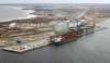 Aerial view of the port of Churchill, Manitoba Friday, Oct. 5, 2007. The owners of a port and broken rail line in northern Manitoba are filing a complaint against the federal government under the North American Free Trade Agreement.