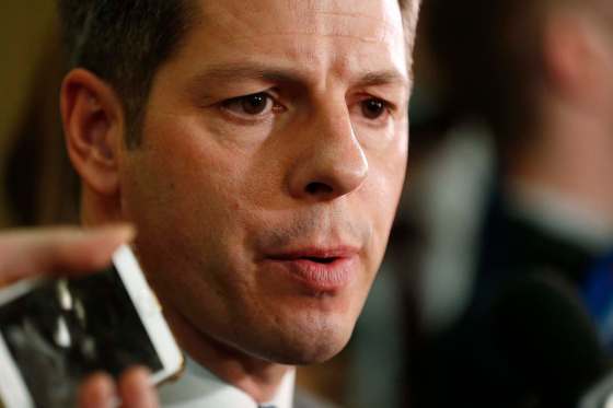 THE CANADIAN PRESS/John WoodsWinnipeg Mayor Brian Bowman speaks to media outside the legislature after the provincial throne speech was read at the Manitoba Legislature in Winnipeg, Tuesday.