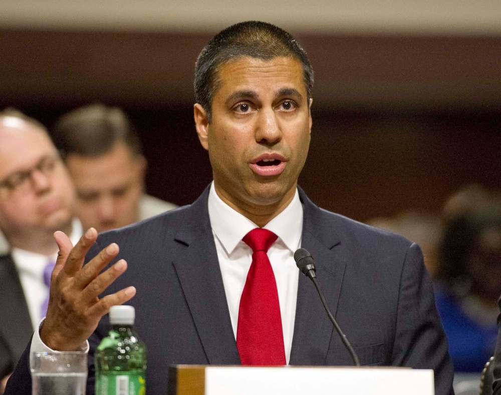 Ron Sachs / CNP / Zuma Press FILES
U.S. Federal Communications Commission chairman Ajit Pai
