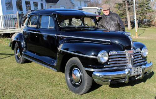 Photos by Larry D&rsquo;Argis / Winnipeg Free Press
Paul Horch found this 1942 Plymouth Special De Luxe sedan &mdash; an original black car that&rsquo;s only had one repaint &mdash; in exceptionally clean and rust-free shape, with only minor brake work needed to make it roadworthy.