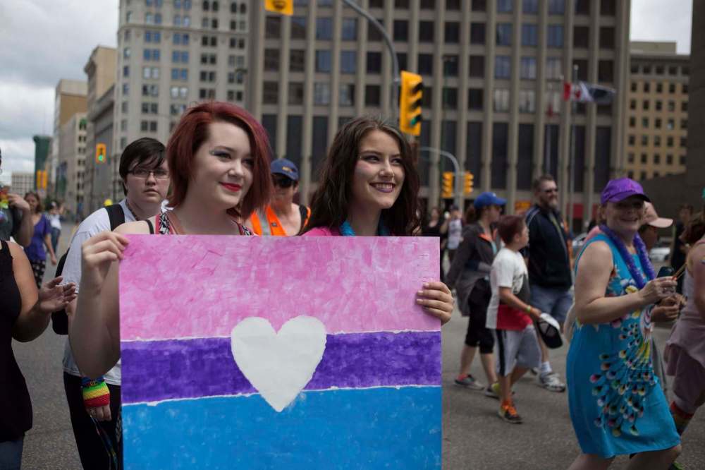 JEN DOERKSEN / WINNIPEG FREE PRESS FILES
Thousands of Winnipeggers rallied, danced and marched in the 30th annual Pride Parade on Sunday, June 4, 2017.