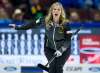 Adrian Wyld / The Canadian Press
Winnipeg&rsquo;s Jennifer Jones reacts to her shot in the eighth end during a draw against Team McCarville on Thursday. Jones faces Ottawa&rsquo;s Rachel Homan in a must-win game tonight.