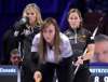 THE CANADIAN PRESS/Justin Tang
Skip Jennifer Jones, of Winnipeg, and third Kaitlyn Lawes look on as skip Rachel Homan, of Ottawa, directs a teammate from the house during a draw at the 2017 Roar of the Rings Canadian Olympic Trials in Ottawa on Friday.